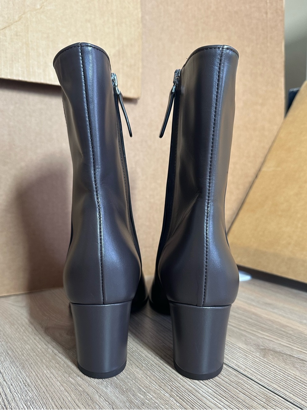 Jenni Kayne Bobby boot chocolate brown leather NWOT - Picture 5 of 12